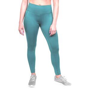 NWT Womens Size XL Reebok Green Larkspur Sport 7/8 Pocket Leggings